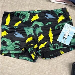 Fleo Dragon Print Shorts